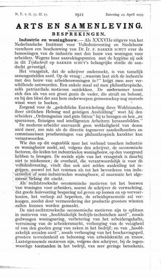 Eerste pagina van het artikel zoals het is gepubliceerd in het tijdschrift