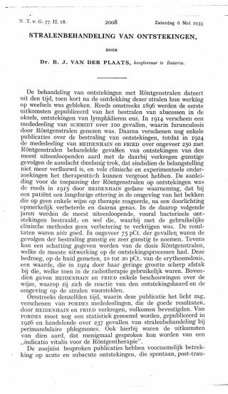 Eerste pagina van het artikel zoals het is gepubliceerd in het tijdschrift