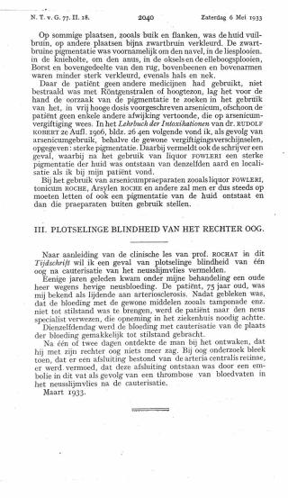 Eerste pagina van het artikel zoals het is gepubliceerd in het tijdschrift