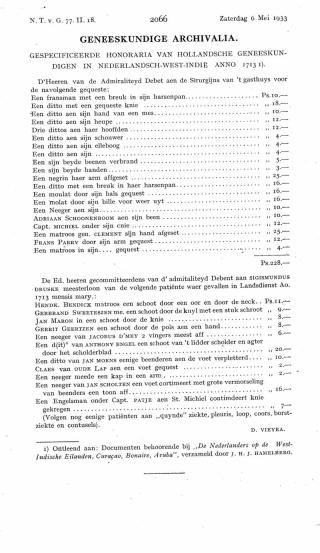 Eerste pagina van het artikel zoals het is gepubliceerd in het tijdschrift