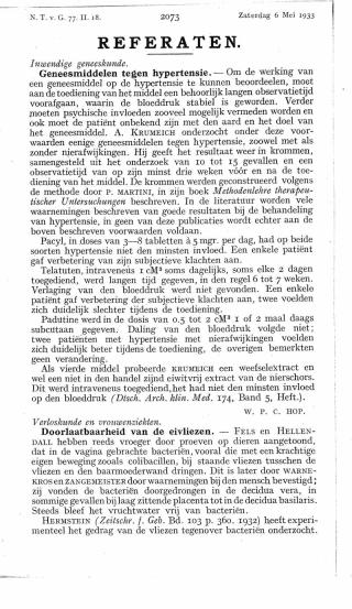 Eerste pagina van het artikel zoals het is gepubliceerd in het tijdschrift