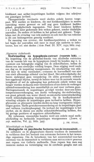 Eerste pagina van het artikel zoals het is gepubliceerd in het tijdschrift