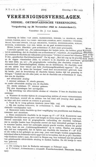 Eerste pagina van het artikel zoals het is gepubliceerd in het tijdschrift