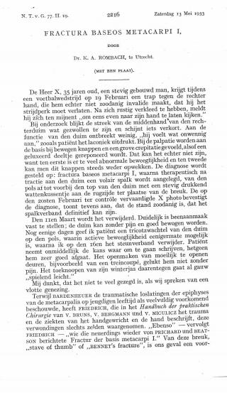 Eerste pagina van het artikel zoals het is gepubliceerd in het tijdschrift