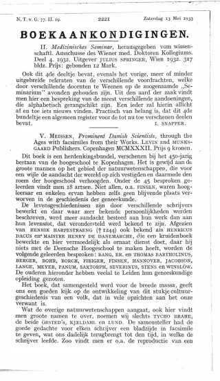 Eerste pagina van het artikel zoals het is gepubliceerd in het tijdschrift