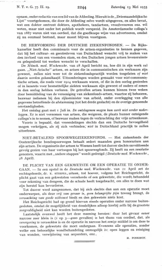 Eerste pagina van het artikel zoals het is gepubliceerd in het tijdschrift