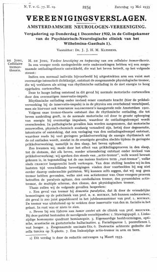 Eerste pagina van het artikel zoals het is gepubliceerd in het tijdschrift