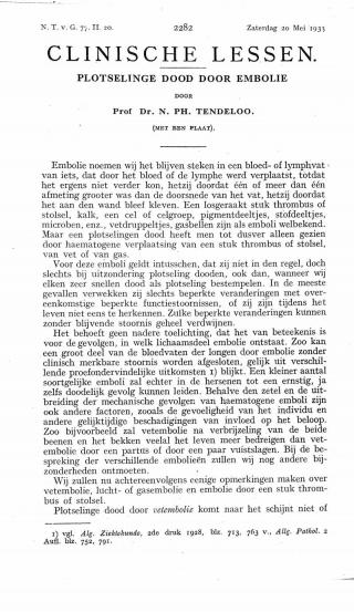 Eerste pagina van het artikel zoals het is gepubliceerd in het tijdschrift