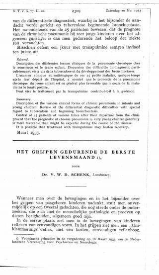 Eerste pagina van het artikel zoals het is gepubliceerd in het tijdschrift