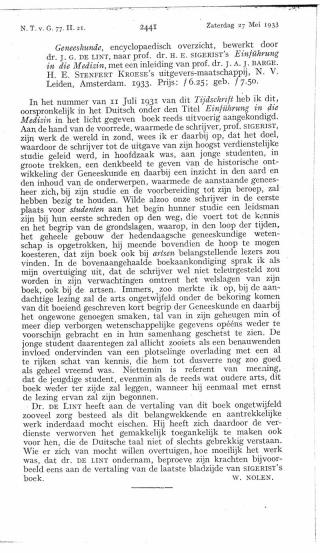 Eerste pagina van het artikel zoals het is gepubliceerd in het tijdschrift