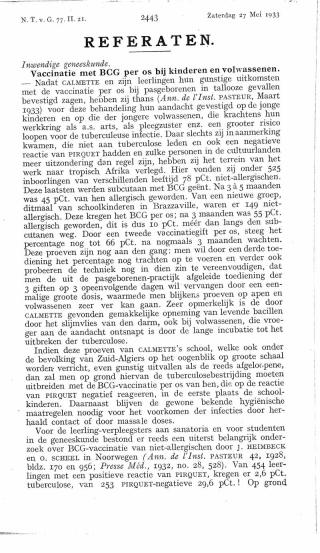 Eerste pagina van het artikel zoals het is gepubliceerd in het tijdschrift