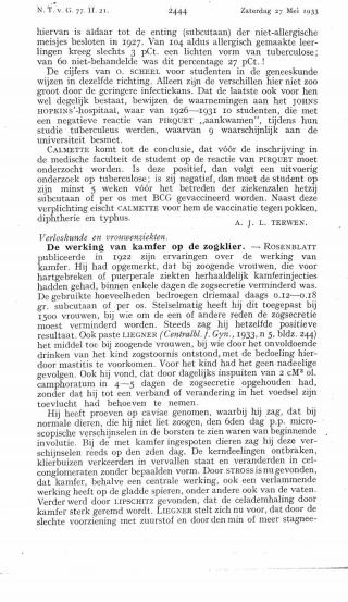 Eerste pagina van het artikel zoals het is gepubliceerd in het tijdschrift