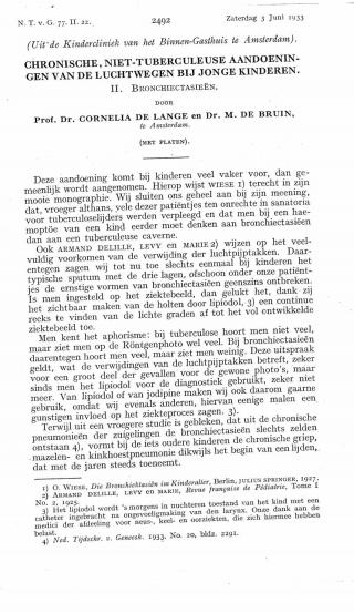 Eerste pagina van het artikel zoals het is gepubliceerd in het tijdschrift