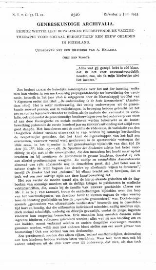 Eerste pagina van het artikel zoals het is gepubliceerd in het tijdschrift