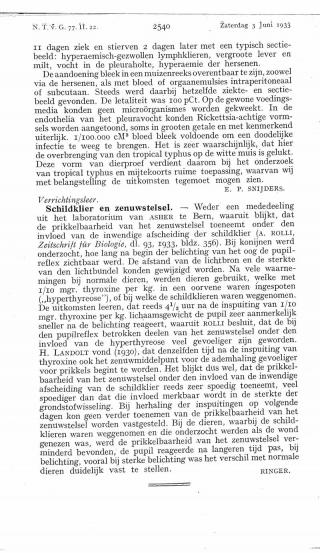 Eerste pagina van het artikel zoals het is gepubliceerd in het tijdschrift