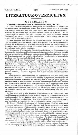 Eerste pagina van het artikel zoals het is gepubliceerd in het tijdschrift