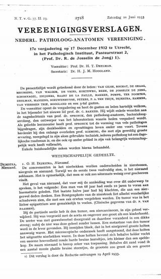 Eerste pagina van het artikel zoals het is gepubliceerd in het tijdschrift