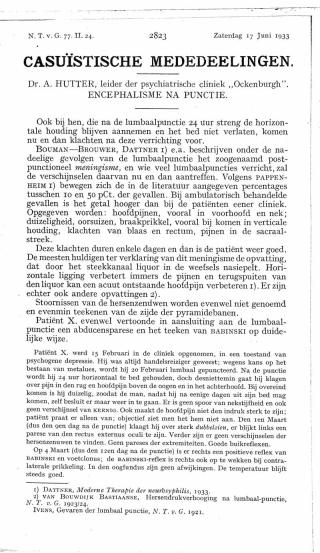 Eerste pagina van het artikel zoals het is gepubliceerd in het tijdschrift