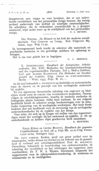 Eerste pagina van het artikel zoals het is gepubliceerd in het tijdschrift