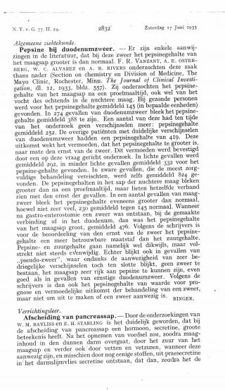 Eerste pagina van het artikel zoals het is gepubliceerd in het tijdschrift