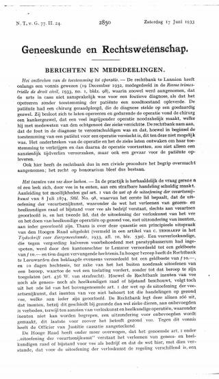 Eerste pagina van het artikel zoals het is gepubliceerd in het tijdschrift