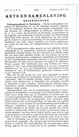 Eerste pagina van het artikel zoals het is gepubliceerd in het tijdschrift