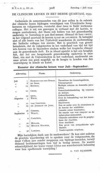 Eerste pagina van het artikel zoals het is gepubliceerd in het tijdschrift