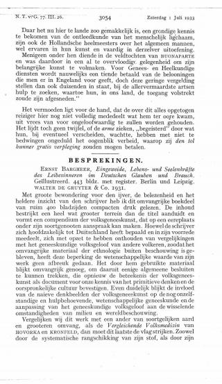 Eerste pagina van het artikel zoals het is gepubliceerd in het tijdschrift