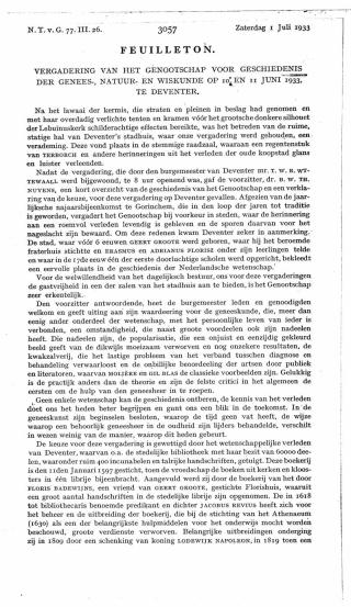 Eerste pagina van het artikel zoals het is gepubliceerd in het tijdschrift