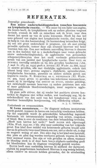 Eerste pagina van het artikel zoals het is gepubliceerd in het tijdschrift