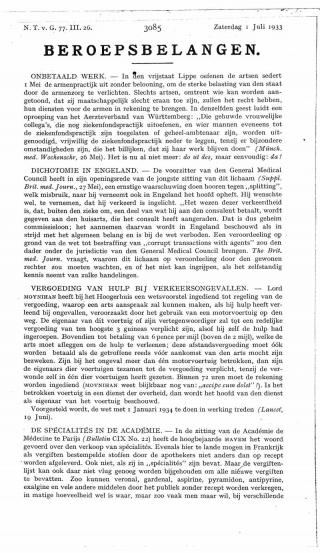 Eerste pagina van het artikel zoals het is gepubliceerd in het tijdschrift