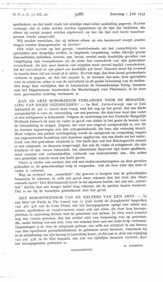 Eerste pagina van het artikel zoals het is gepubliceerd in het tijdschrift