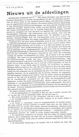 Eerste pagina van het artikel zoals het is gepubliceerd in het tijdschrift