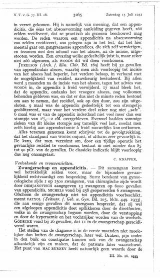 Eerste pagina van het artikel zoals het is gepubliceerd in het tijdschrift