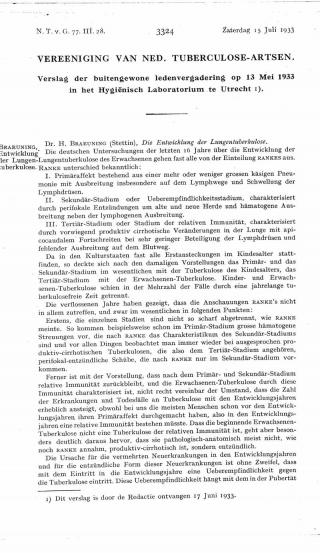 Eerste pagina van het artikel zoals het is gepubliceerd in het tijdschrift