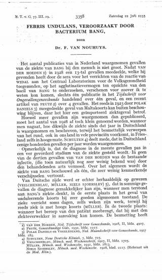 Eerste pagina van het artikel zoals het is gepubliceerd in het tijdschrift