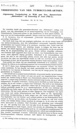 Eerste pagina van het artikel zoals het is gepubliceerd in het tijdschrift