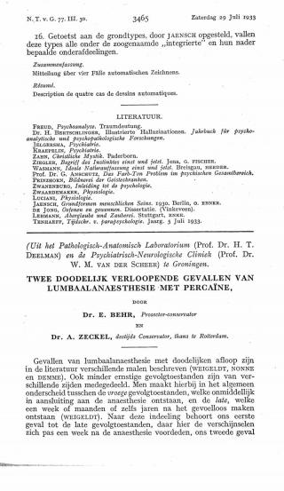 Eerste pagina van het artikel zoals het is gepubliceerd in het tijdschrift