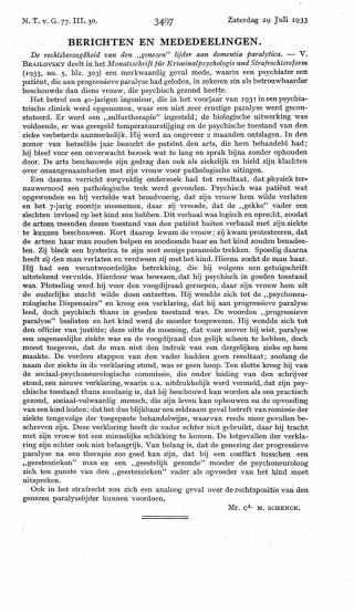 Eerste pagina van het artikel zoals het is gepubliceerd in het tijdschrift