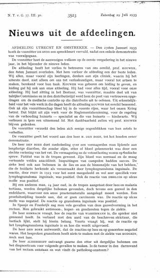 Eerste pagina van het artikel zoals het is gepubliceerd in het tijdschrift