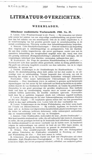 Eerste pagina van het artikel zoals het is gepubliceerd in het tijdschrift