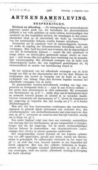 Eerste pagina van het artikel zoals het is gepubliceerd in het tijdschrift