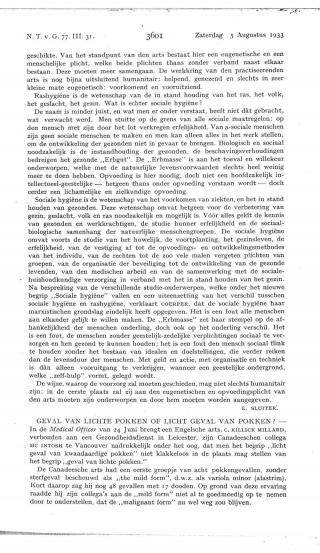 Eerste pagina van het artikel zoals het is gepubliceerd in het tijdschrift