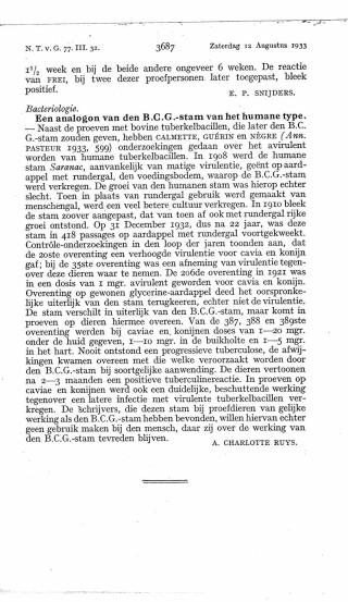 Eerste pagina van het artikel zoals het is gepubliceerd in het tijdschrift