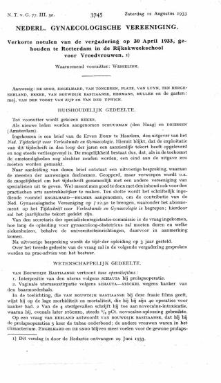 Eerste pagina van het artikel zoals het is gepubliceerd in het tijdschrift