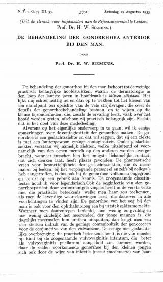 Eerste pagina van het artikel zoals het is gepubliceerd in het tijdschrift