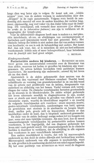 Eerste pagina van het artikel zoals het is gepubliceerd in het tijdschrift