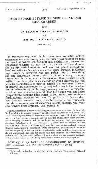 Eerste pagina van het artikel zoals het is gepubliceerd in het tijdschrift