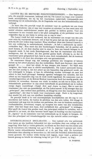 Eerste pagina van het artikel zoals het is gepubliceerd in het tijdschrift