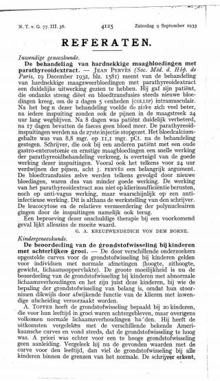 Eerste pagina van het artikel zoals het is gepubliceerd in het tijdschrift